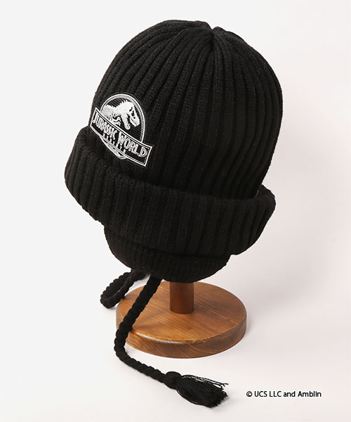 JURASSIC WORLD｜CA4LA KNIT CAP BLACK ONESIZE