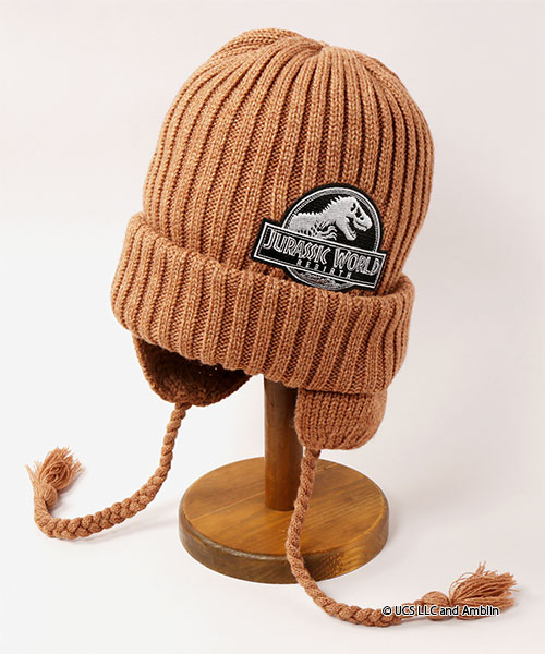 JURASSIC WORLD｜CA4LA KNIT CAP BROWN ONESIZE