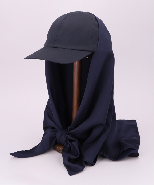 ETRE TOKYO x CA4LA SCARF CAP(ONESIZE NAVY): キャップ｜帽子