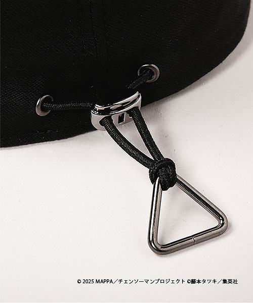 チェンソーマン x CA4LA CAP01 BLACK ONESIZE