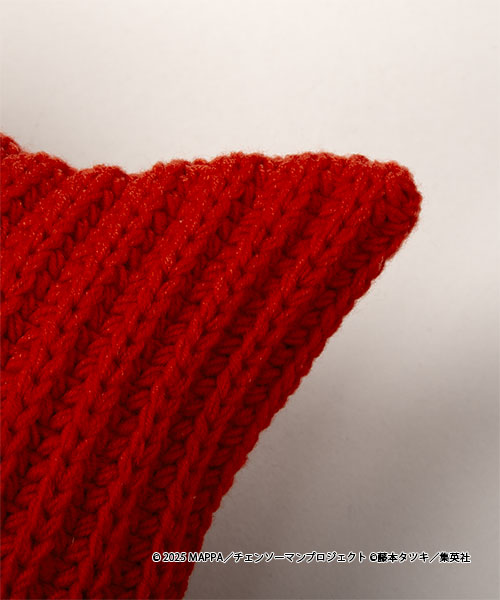 チェンソーマン x CA4LA KNITCAP RED ONESIZE
