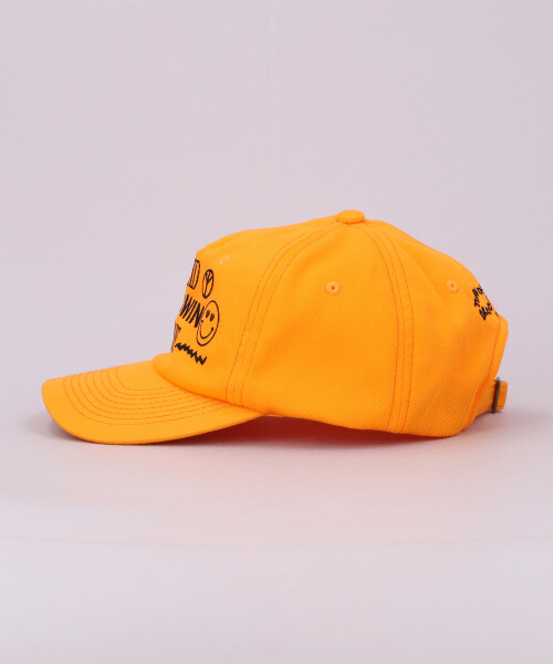 BEDWIN x CA4LA Ex. BASEBALL CAP DROP OUT ORANGE ONESIZE