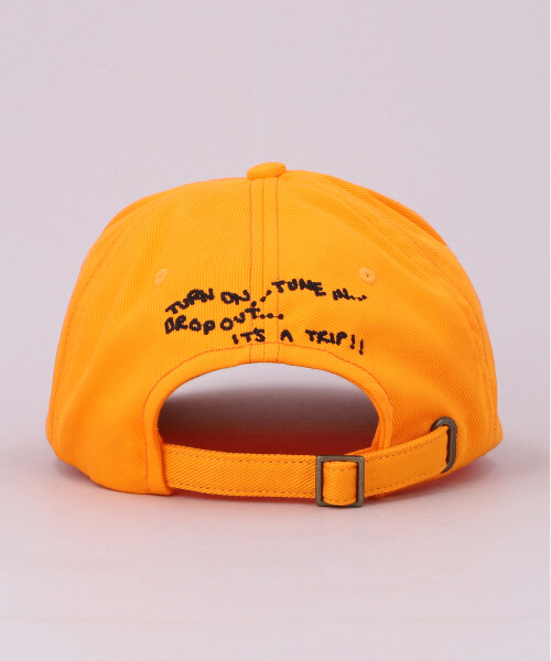 BEDWIN x CA4LA Ex. BASEBALL CAP DROP OUT ORANGE ONESIZE