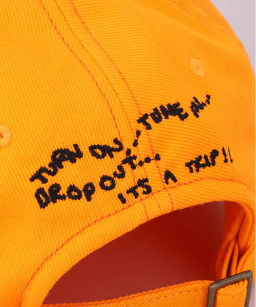 BEDWIN x CA4LA Ex. BASEBALL CAP DROP OUT ORANGE ONESIZE
