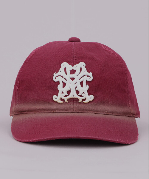 KAMIYA x CA4LA DISTRESSED KMY CAP RED ONESIZE