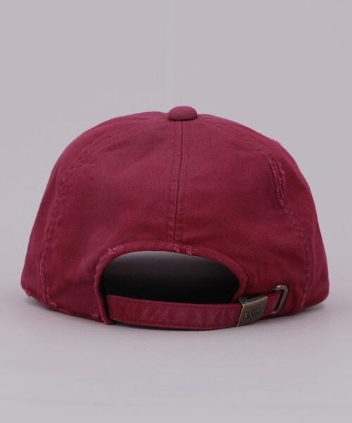 KAMIYA x CA4LA DISTRESSED KMY CAP RED ONESIZE