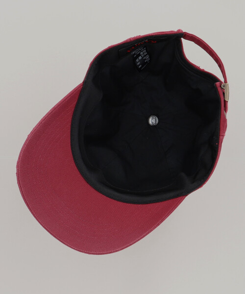 KAMIYA x CA4LA DISTRESSED KMY CAP RED ONESIZE
