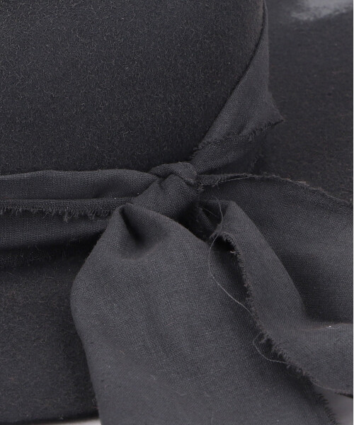 KAMIYA x CA4LA DISTRESSED FELT HAT BLACK ONESIZE