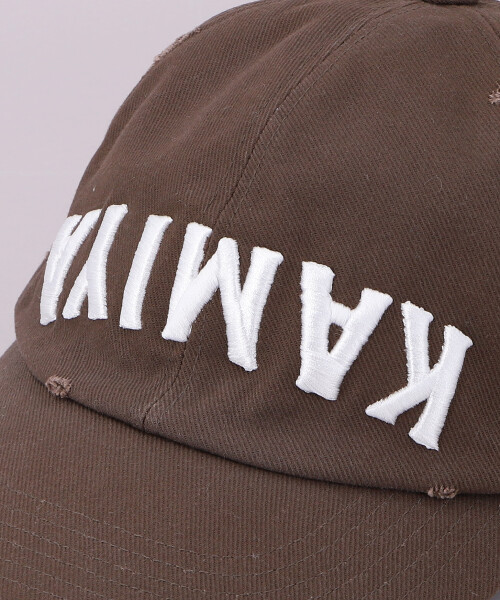 KAMIYA x CA4LA UPSIDEDOWN KAMIYA CAP BLACK ONESIZE