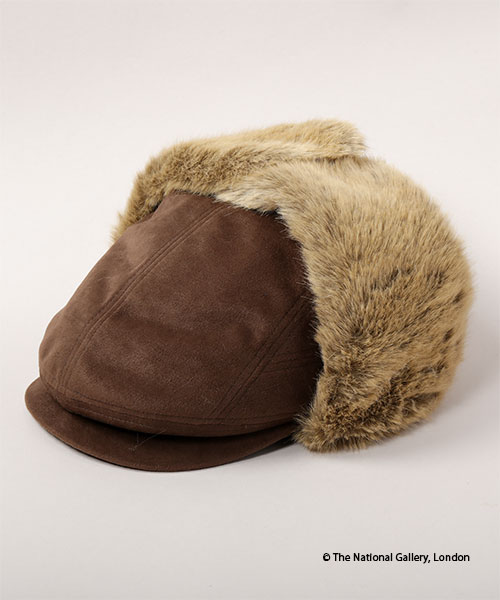 THE NATIONAL GALLERY LONDON x CA4LA EAR FLAP HUNTING(ONESIZE BROWN