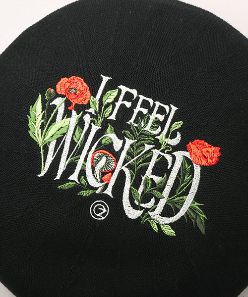 WICKED : FOR GOOD | CA4LA ELPHABA MOTIF BERET BLACK ONESIZE