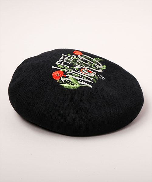 WICKED : FOR GOOD | CA4LA ELPHABA MOTIF BERET BLACK ONESIZE