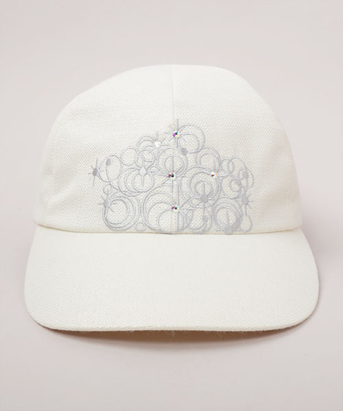 WICKED : FOR GOOD | CA4LA GLINDA MOTIF CAP OFF WHITE ONESIZE
