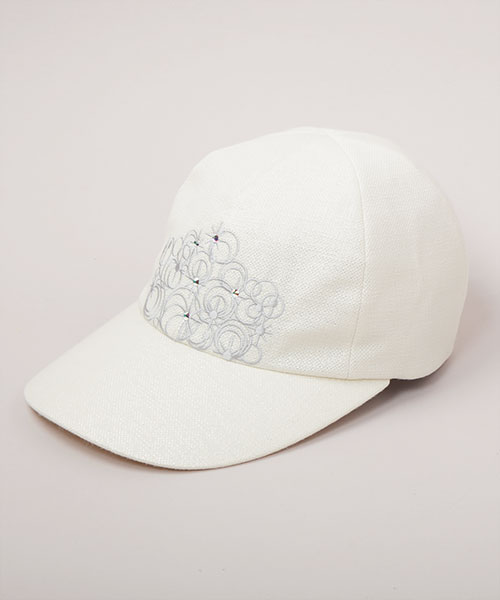 WICKED : FOR GOOD | CA4LA GLINDA MOTIF CAP(ONESIZE OFF WHITE 
