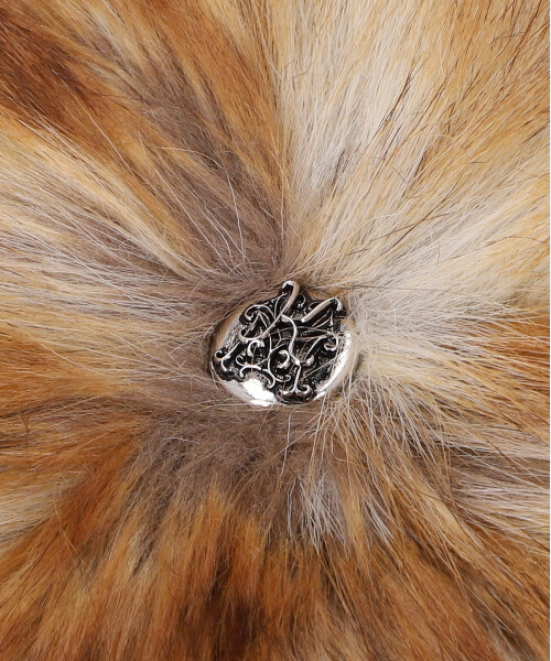 KAMIYA x CA4LA Faux Fur Newsboy Cap BROWN ONESIZE