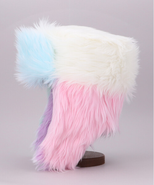 KAMIYA x CA4LA Faux Fur Trappar Hat MIX ONESIZE