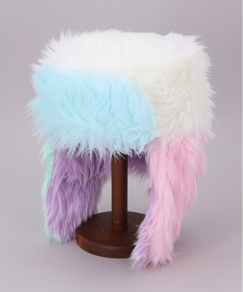 KAMIYA x CA4LA Faux Fur Trappar Hat MIX ONESIZE