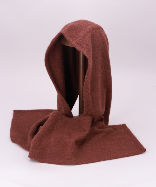 KAMIYA x CA4LA Hooded Stole BROWN ONESIZE