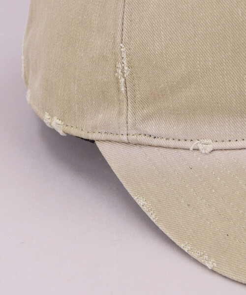 KAMIYA x CA4LA KMY Distressed Cap BEIGE ONESIZE