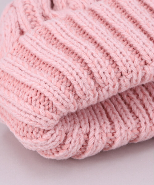 eLfinFolk x CA4LA Bulky Cable Beanie PINK 54