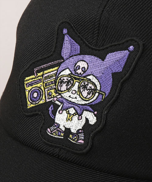 MULGA x SANRIO CHARACTERS | CA4LA KUROMI CAP BLACK ONESIZE