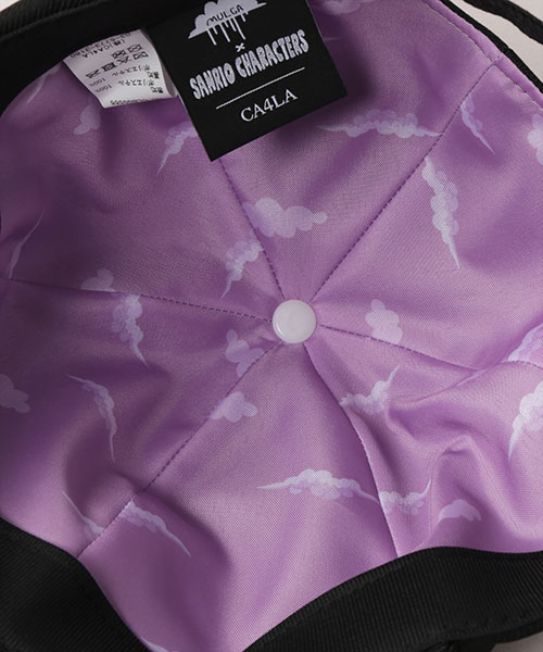 MULGA x SANRIO CHARACTERS | CA4LA KUROMI CAP BLACK ONESIZE