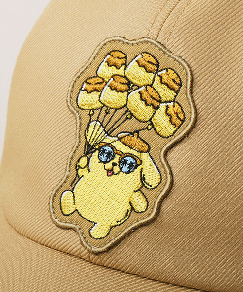 MULGA x SANRIO CHARACTERS | CA4LA POMPOMPURIN CAP BEIGE ONESIZE