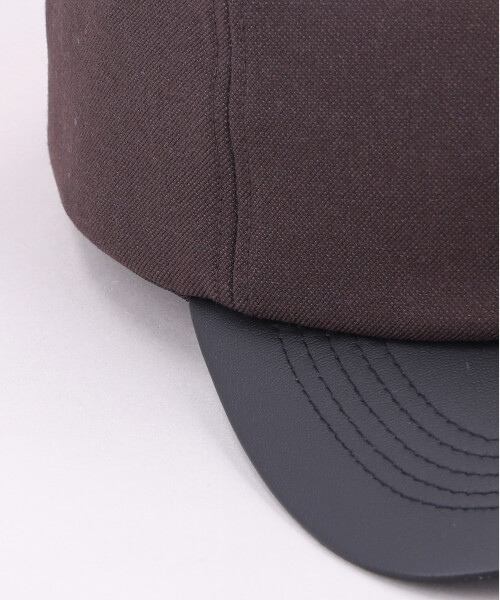 VICTIM x CA4LA LEATHER B.B CAP BLACK ONESIZE