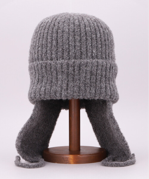 VICTIM x CA4LA EAR FLAP KNIT CAP BROWN ONESIZE