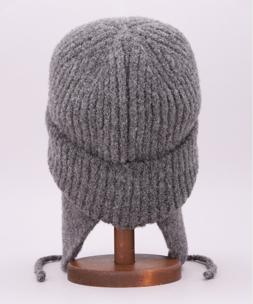 VICTIM x CA4LA EAR FLAP KNIT CAP BROWN ONESIZE