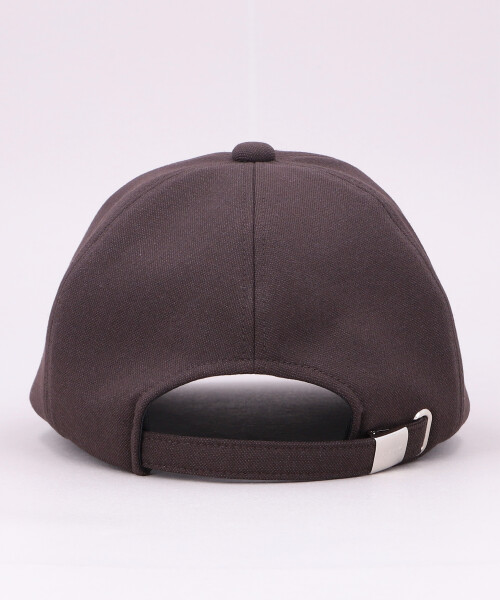 VICTIM x CA4LA LEATHER LOGO CAP CHARCOAL GRAY ONESIZE