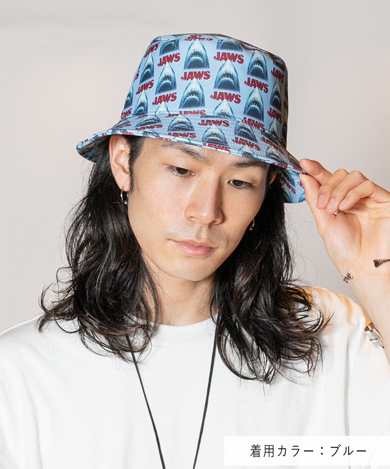 JAWS PATTERN BUCKET HAT(ONESIZE BLUE): ハット｜帽子通販｜CA4LA