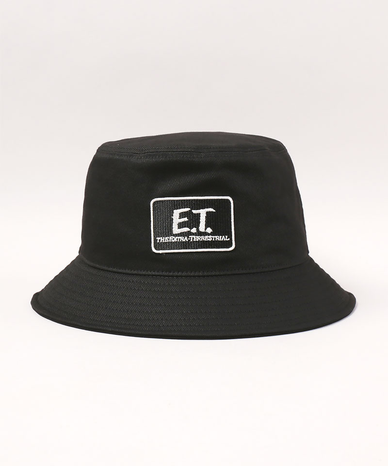 E.T. BUCKET HAT BLACK ONESIZE