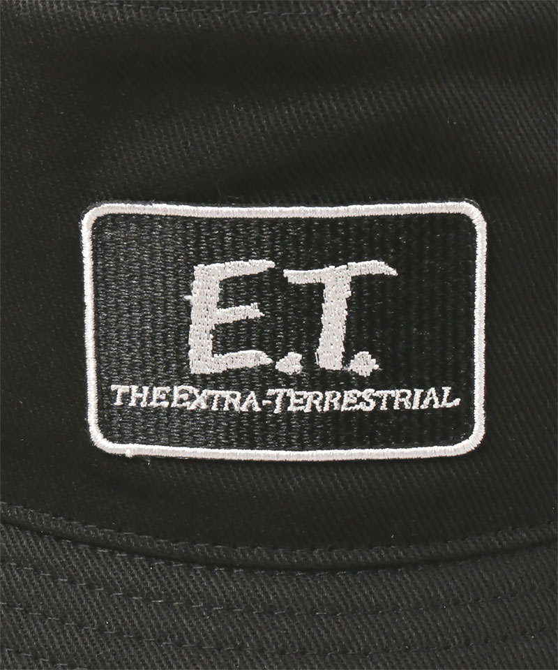 E.T. BUCKET HAT BLACK ONESIZE