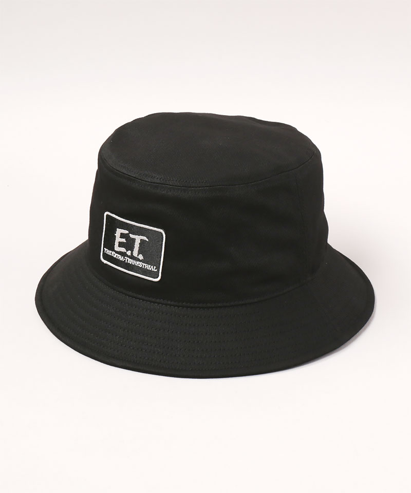 E.T. BUCKET HAT BLACK ONESIZE