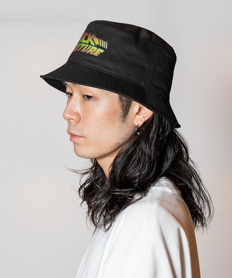 BACK TO THE FUTURE BUCKET HAT BLACK ONESIZE