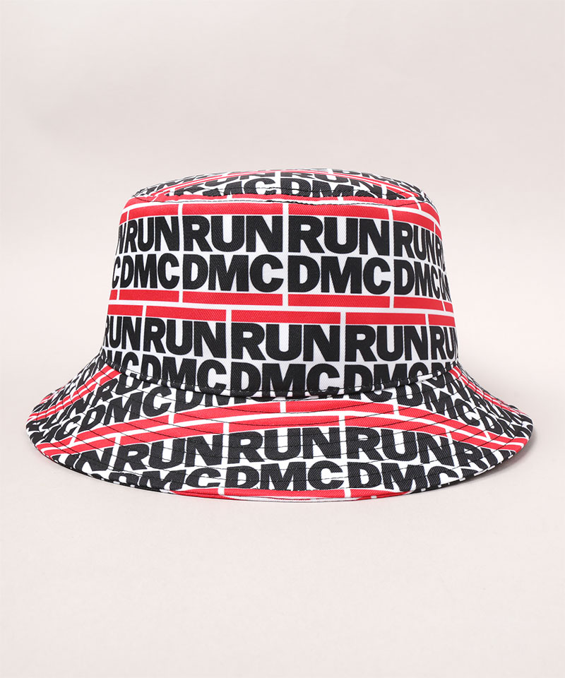 RUN DMC PATTERN BUCKET HAT MIX ONESIZE