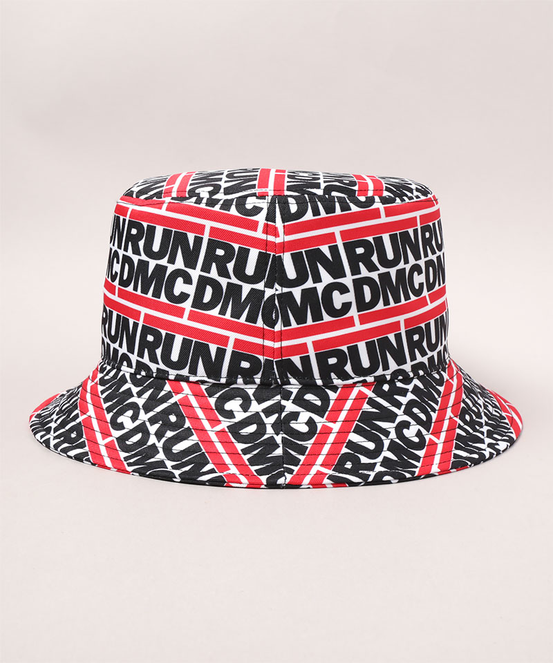 RUN DMC PATTERN BUCKET HAT MIX ONESIZE