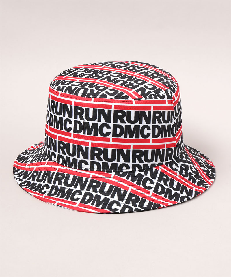 RUN DMC PATTERN BUCKET HAT MIX ONESIZE