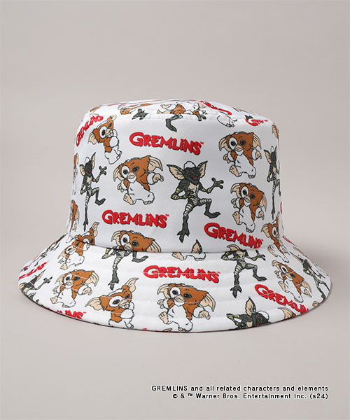 GREMLINS PATTERN HAT WHITE ONESIZE