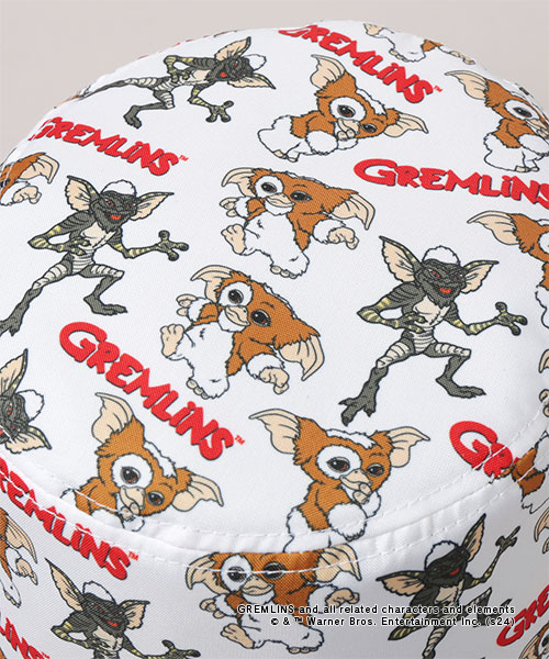 GREMLINS PATTERN HAT WHITE ONESIZE