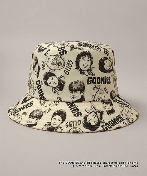 THE GOONIES PATTERN HAT BEIGE ONESIZE