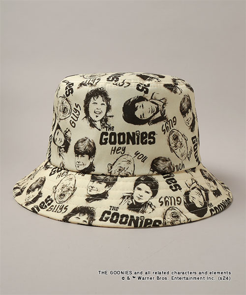 THE GOONIES PATTERN HAT BEIGE ONESIZE