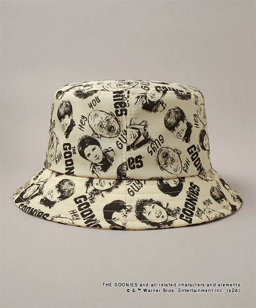 THE GOONIES PATTERN HAT BEIGE ONESIZE