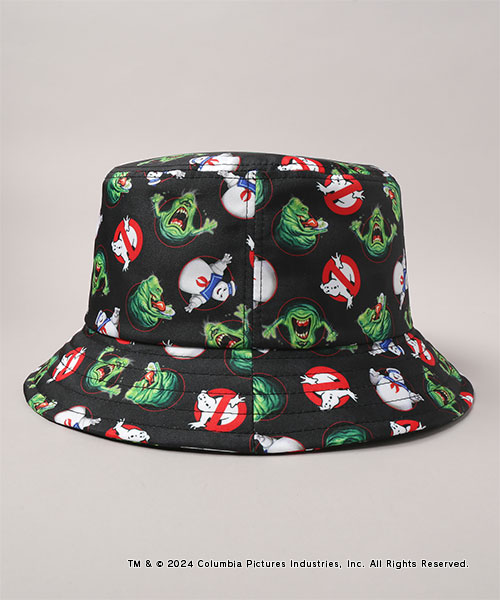 GHOSTBUSTERS PATTERN HAT BLACK ONESIZE