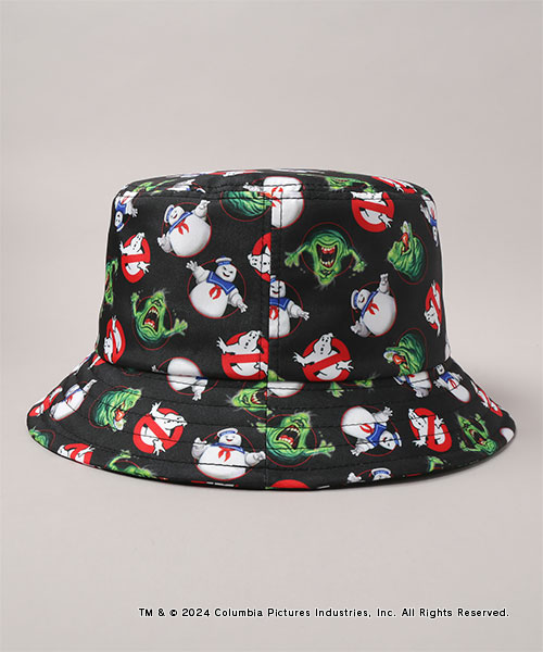 GHOSTBUSTERS PATTERN HAT BLACK ONESIZE