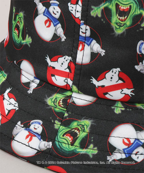 GHOSTBUSTERS PATTERN HAT BLACK ONESIZE