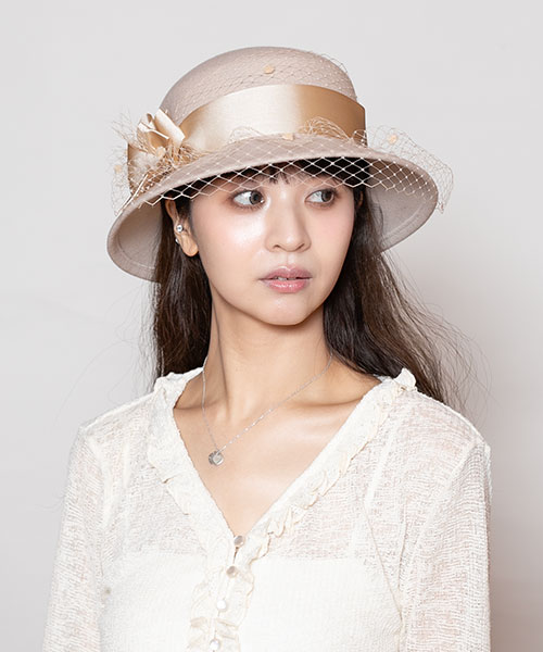モデル頭囲：56cm 着用サイズ：ONESIZE