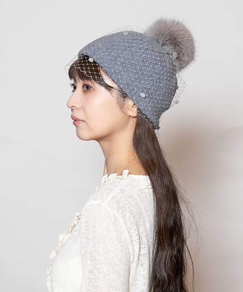 モデル頭囲：56cm 着用サイズ：ONESIZE
