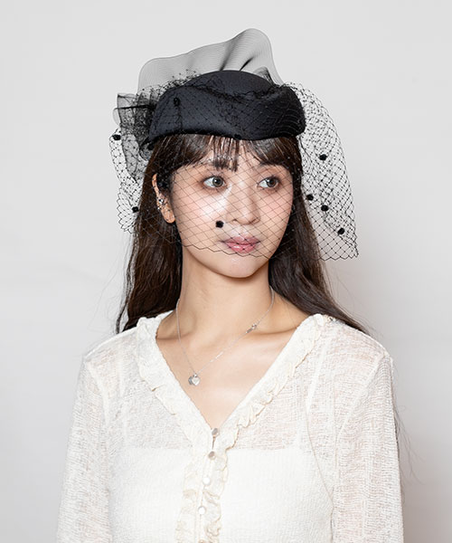 モデル頭囲：56cm 着用サイズ：ONESIZE